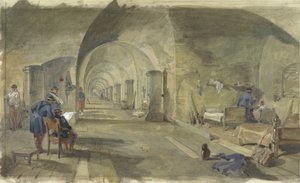 Interieur van Fort Nicholas, Sebastopol, Krim